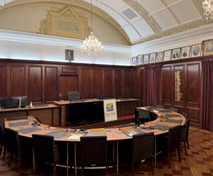Council Chambers at Maryborough City Hall