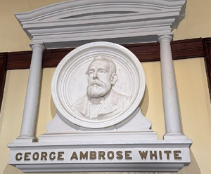 George Ambrose White Bust at Maryborough City Hall