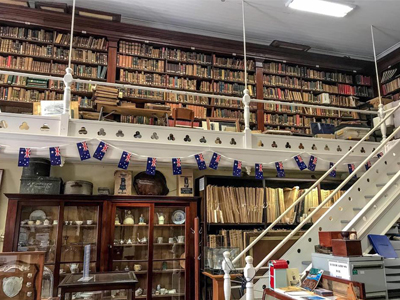 The Historical Society Museum, upper and lower floors, located within the Maryborough School of Arts building. Photo from 2020.