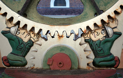 Industrial Sculpture Close Up 400