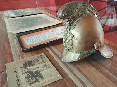19th Century Firefighter's Helmet