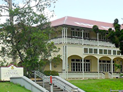 Immigrant barracks turned primary school
