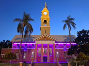 City Hall Illuminated for Community Causes