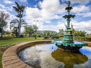 The restored Fairy Fountain stands as a whimsical centrepiece in Queens Park.
