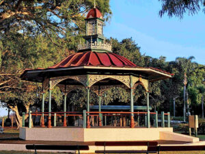 The ornate Band Rotunda stands proudly in Queen’s Park, a Victorian treasure with a colourful past.