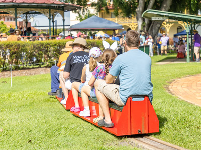 Miniature train rides bring Queen’s Park to life