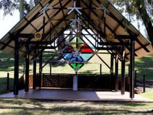 The bush chapel — a modern Rotary-built gem in Queen’s Park.
